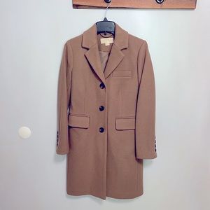 Michael Kors Single-Breasted Walking Coat NWOT
